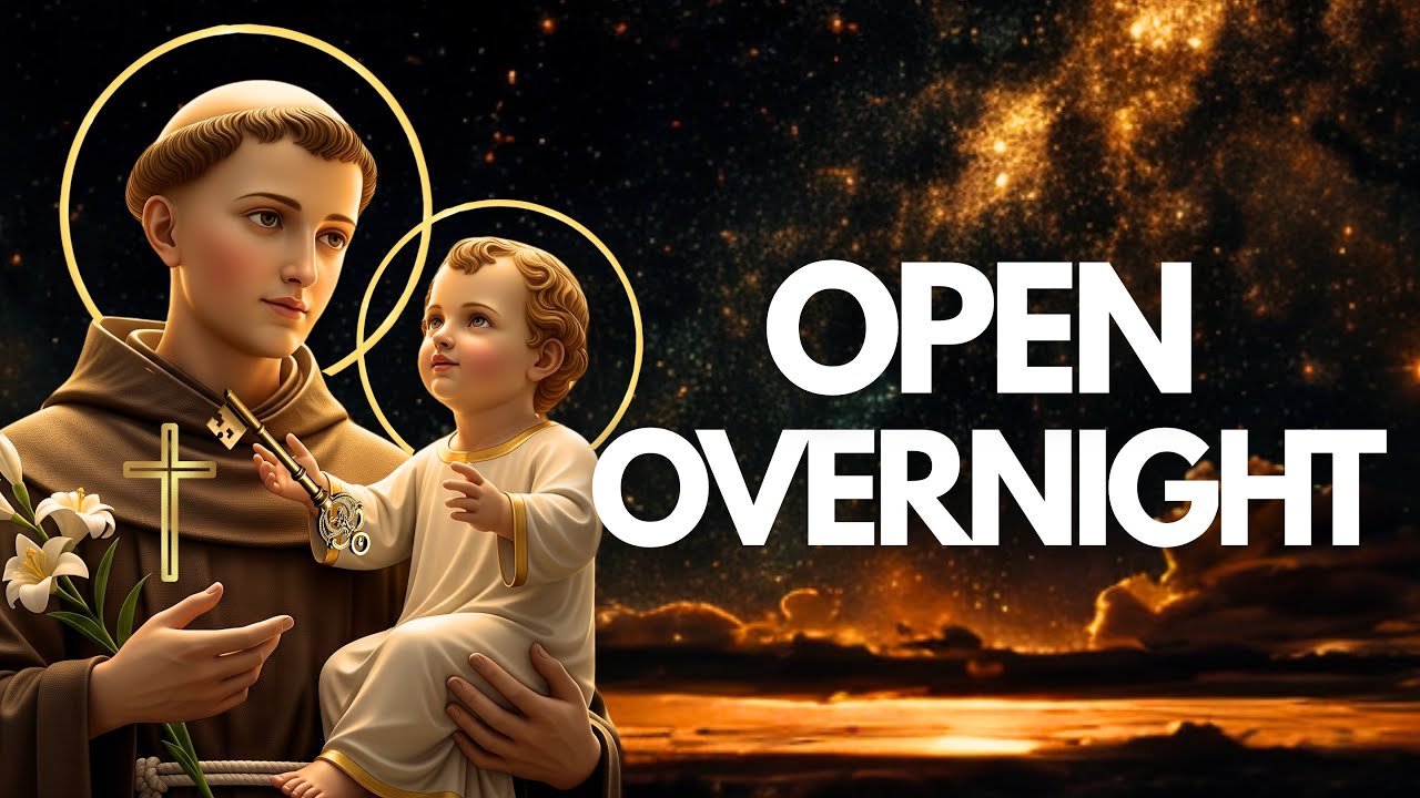 Powerful prayer to Saint Anthony that unlocks all blessings and miracles tonight