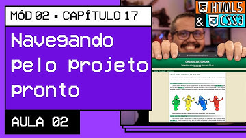 Navegando pelo projeto pronto - @Curso em Vídeo HTML5 e CSS3