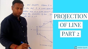 PROJECTION OF LINES PART - 2