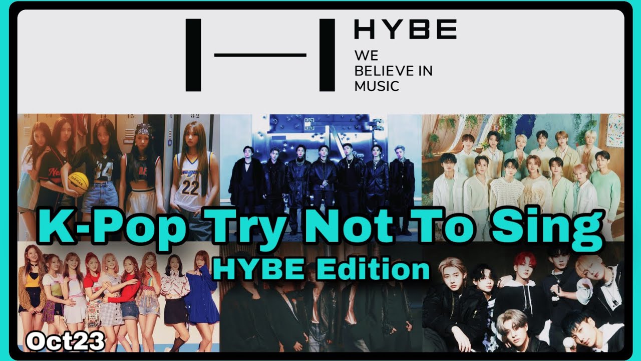 Kpop Try Not To Sing ~ HYBE Edition