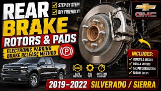 19- 22 Chevrolet Silverado Rear Brake Service Electronic Parking Brake Service Mode