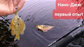 нано-мормо джиг. Первый опыт ловли на тонкую снасть! Crazy Fish Nano long