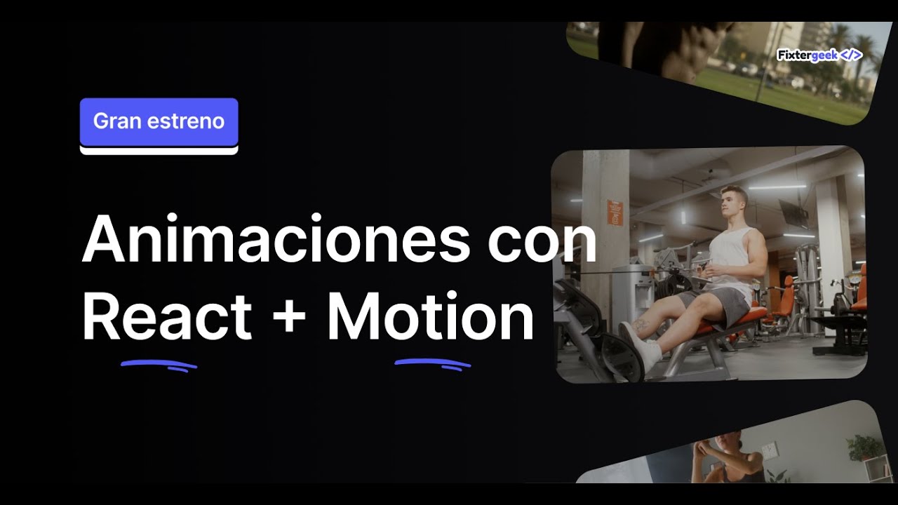 React Motion Animaciones con React + Motion - YouTube