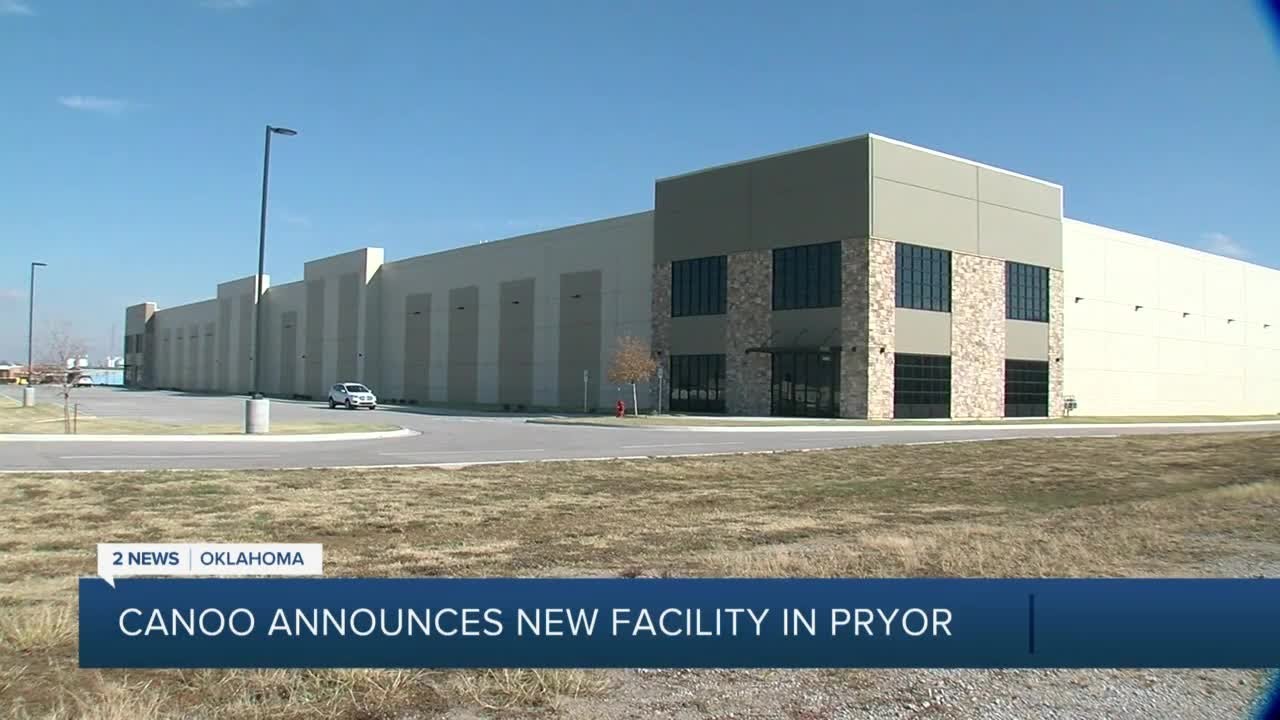 Canoo announces new facility in Pryor YouTube