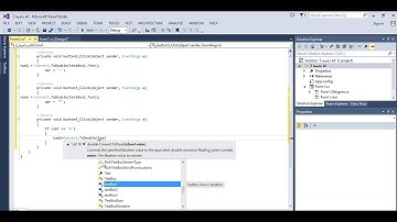 كيفية عمل الة حاسبة ببرنامج visual studio