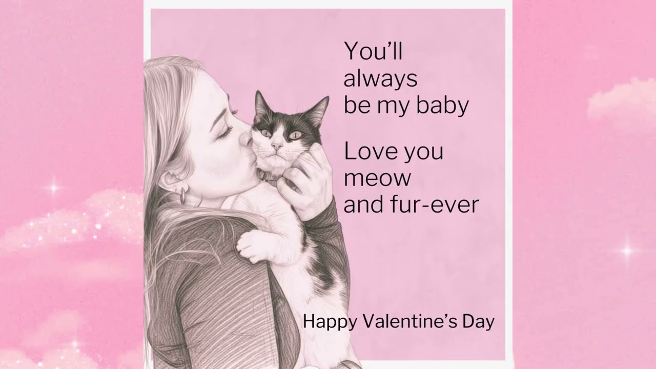 2 minutes of the FUNNIEST valentines day cat memes