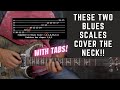 Super Blues Scales Cover The Neck Connects Boxes with Just 2 SHAPES