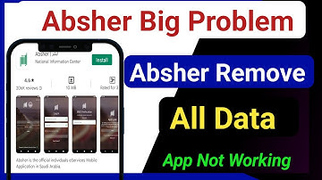 Absher Not Working | Absher App Remove All Data | Absher will no longer work | Big Problem Absher...