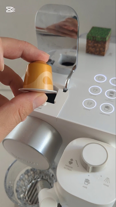 Morning workflow - Nespresso Caramello Coffee with the Gran Lattissima