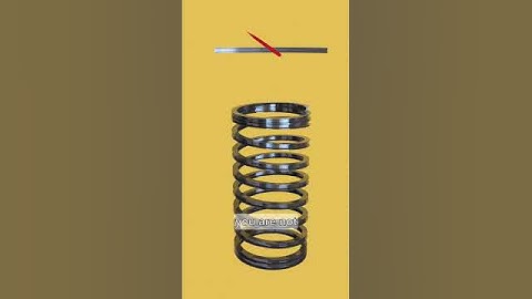 Why springs are NOT made from Ｉ-beams