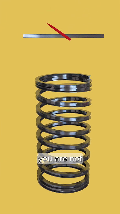 Why springs are NOT made from I-beams