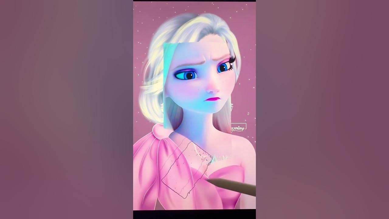 Glowup Elsa #disney #glowup #transformation #digitalart #shortswithzita #artwork #shorts #frozen Glowup Elsa #disney #glowup #transformation #digitalart #shortswithzita #artwork #shorts #frozen