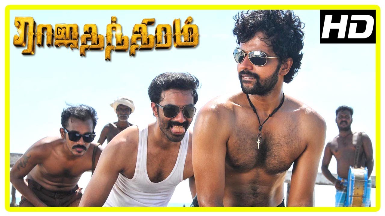 Rajathandhiram Movie Scenes Veera Bahu demands money from Shekar