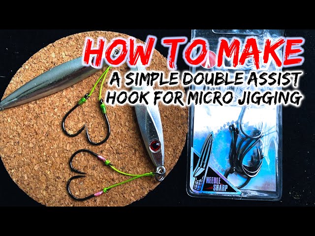 HOW TO MAKE A SIMPLE DOUBLE ASSIST HOOK FOR MICRO JIGGING 