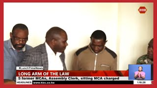 Six Makueni MCAs and Assembly Clerk arraigned in court