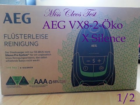 Der AEG VX8-2-ÖKO UltraSilencer Staubsauger Test. Teil 1/2