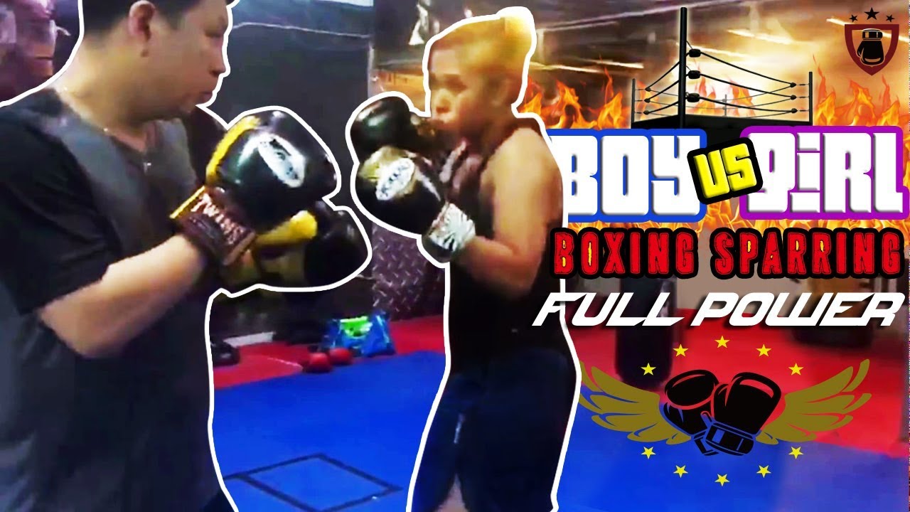 [ Boxing VLOG ] BOY VS GIRL Boxing Sparring YouTube