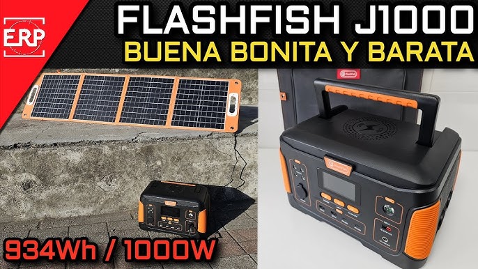 FULLSENT Estación de energía Portátil Generador Solar 1248Wh con Batería  LiFePO4 de Gran Capacidad, Generador de Energía Móvil con Puertos AC/USB C  (1200W) : : Jardín