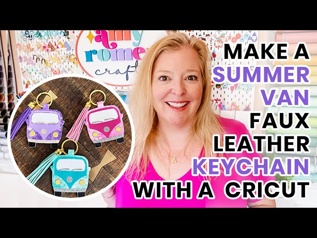 DIY Cricut Glitter Letter Keychains - Amy Romeu