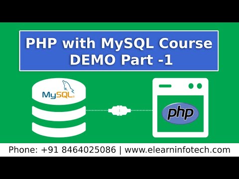 PHP Course Demo Part -1 | PHP Training in Hyderabad | PHP Course Introduction