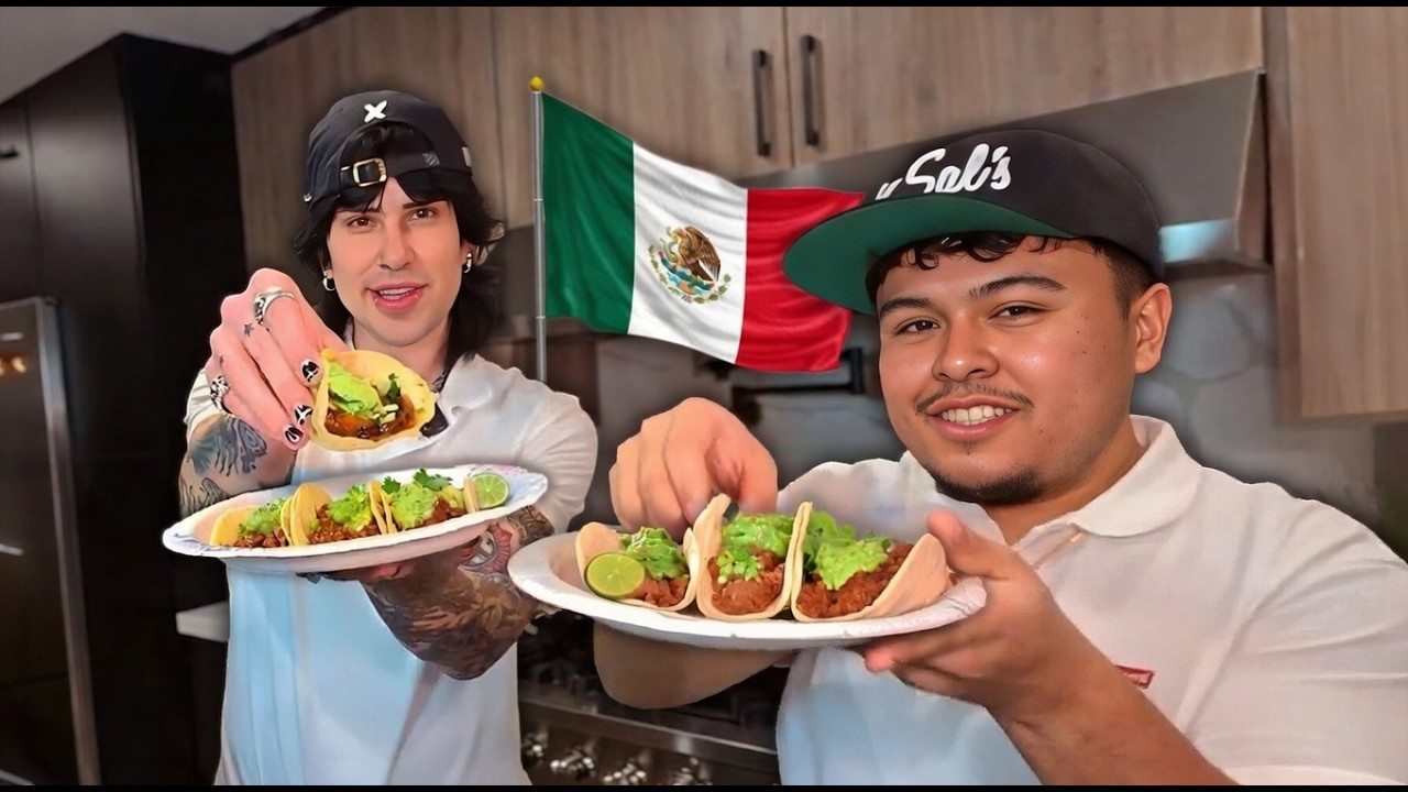 Benjy shows me how to make Real Tacos!