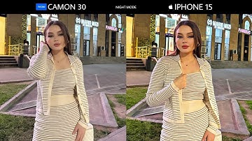The New TECNO CAMON 30 VS iPhone 15 | NIGHT MODE | Camera Test