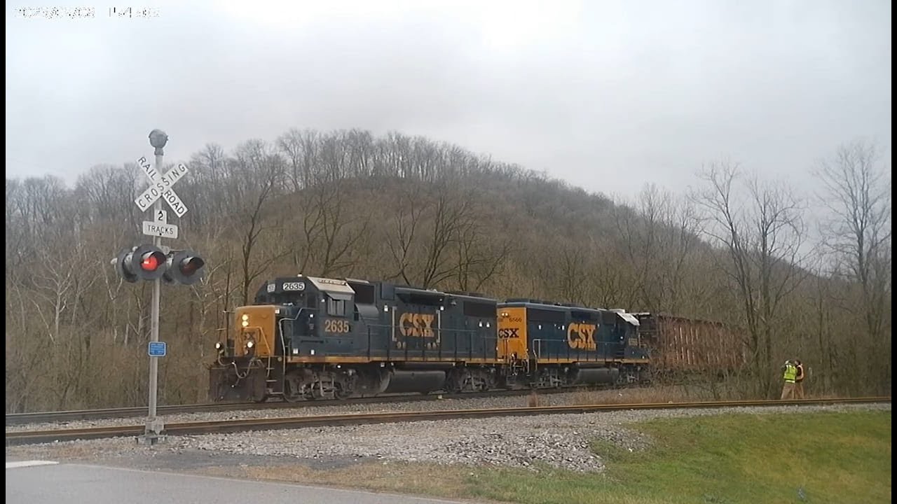 CSX local Z536 on the Carrollton Railroad Carrollton to Ghent KY YouTube