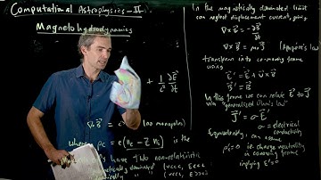 Computational astrophysics - L10 - Intro to magnetohydrodynamics (MHD)