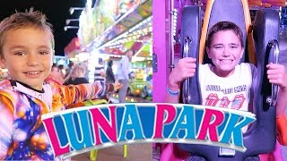 Vlog - Soirée De Folie À Luna Park - Manèges Attractions