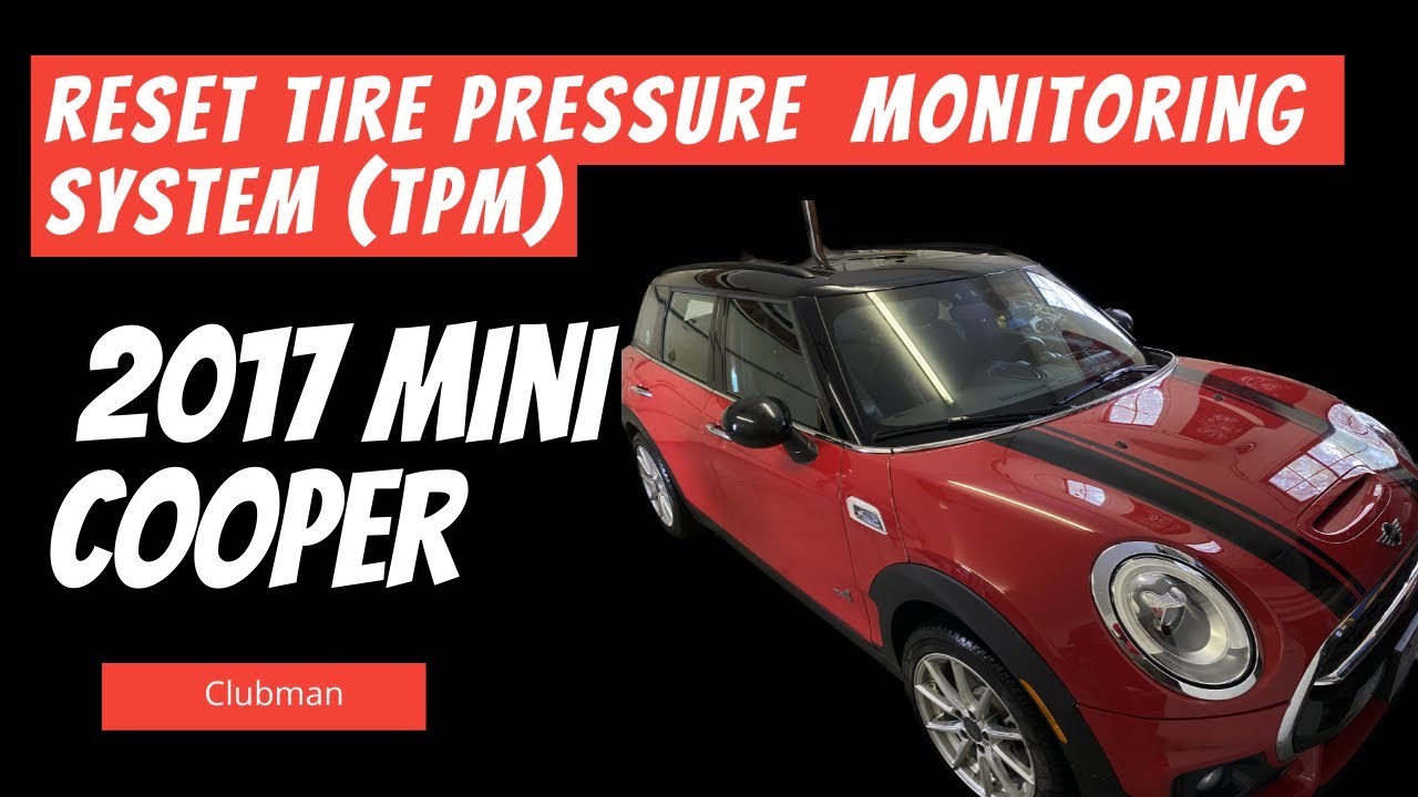 Reset TPM on Mini Cooper - YouTube