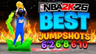 BEST JUMPSHOTS for ALL BUILDS + 3PT RATINGS in NBA 2K26! BIGGEST GREEN WINDOW! FASTEST JUMPSHOT2K26!
