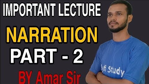 #Amartalks 🔴 NARRATION PART - 2 | ASSERTIVE SENTENCE | direct indirect speech || SSC STENOGRAPHR ||