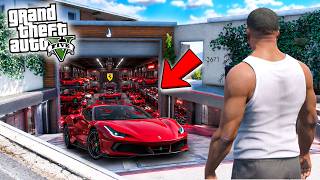 I BUILT AN UNDERGROUND GARAGE FULL OF FERRARIS!! - GTA 5 MOD