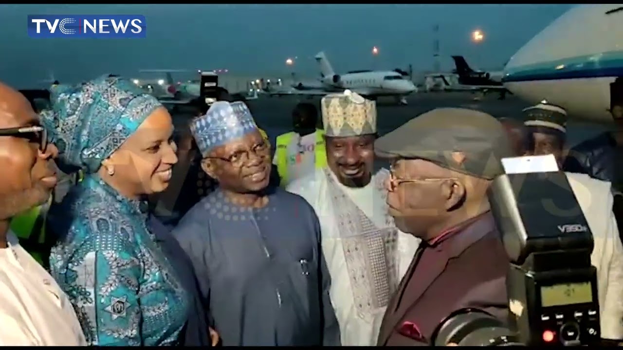SEE VIDEO: Asiwaju Bola Tinubu Returns From Foreign Trip