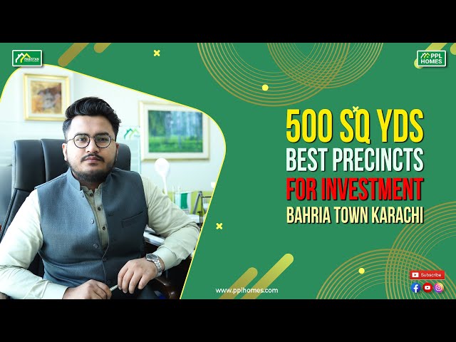 Best Precincts 500 Sq Yds For Investment Bahria Town Karachi