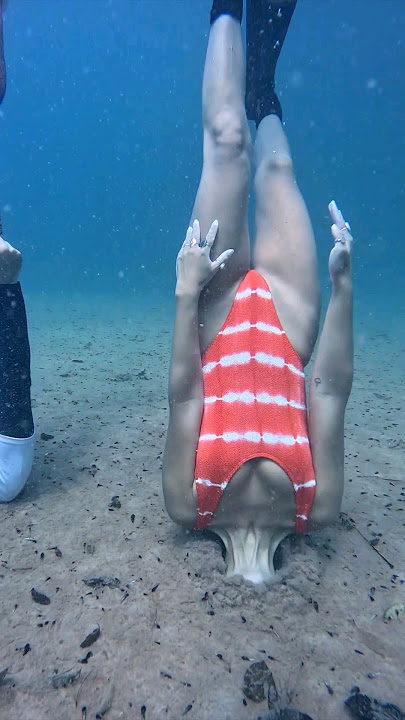 This quicksand is DEEP! #freediving