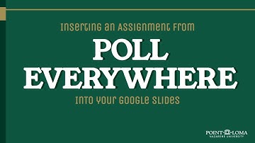 Inserting Activities from Poll Everywhere into Slides