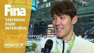 Taehwan Park | Interview | Winner of Men's 1500m Freestyle | Windsor 2016