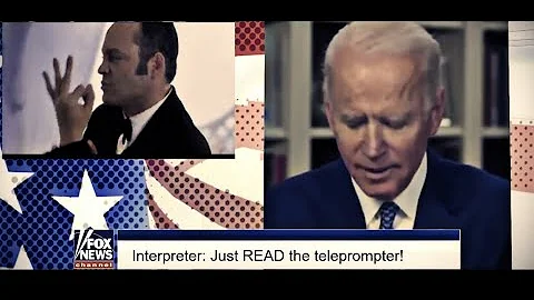 Vince Vaughn as Joe Biden’s Sign Language Interpreter