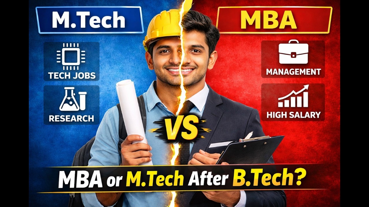 MBA vs M.Tech After B.Tech | Which is Best in 2026 ? Salary, Scope ...