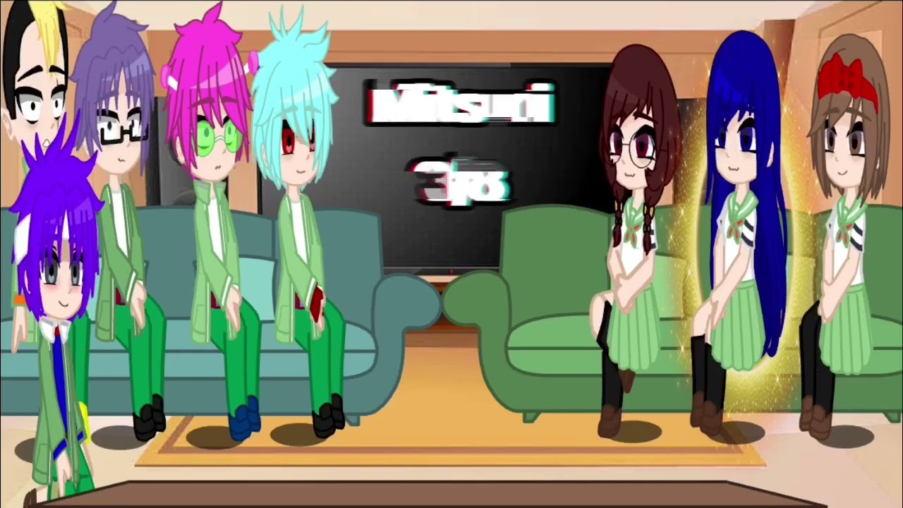 Saiki k characters react to Saiki’s siblings| Mitsuri |