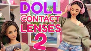 How To Make Doll Contacts Lenses 2 & More Removable Diy Easy Custom Doll