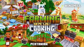 KOMBINASI ADDONS FARMING & COOKING TERBARU! MCPE 1.26+ | Minecraft Bedrock ✨