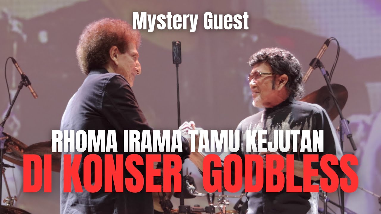 RHOMA IRAMA JADI TAMU KEJUTAN DI KONSER GODBLESS UNPLUGGED
