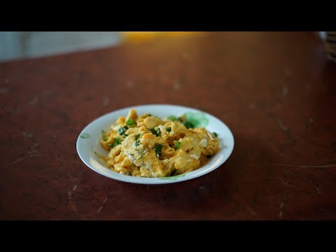 Simple Cantonese Style Scrambled Eggs