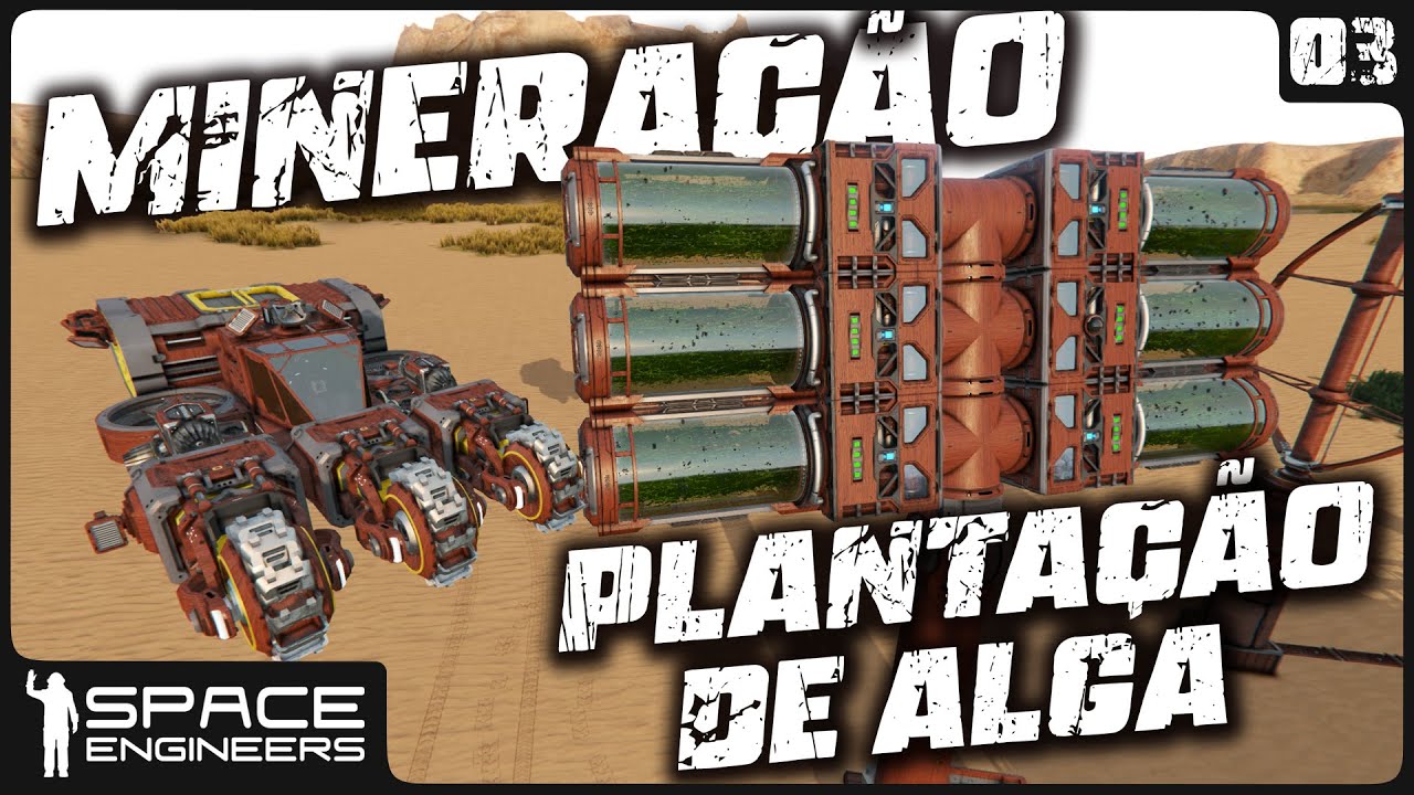 Nave de Mineração e Plantação de Alga Solar! - Space Engineers - YouTube