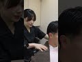 理容女子の力強いマッサージ