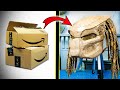 How to make Predator helmet with cardboard