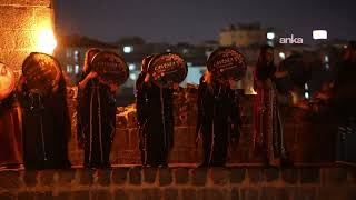 Diyarbakır’da Nevruz Ateşi Ben U Sen Burcu’nda Yakıldı