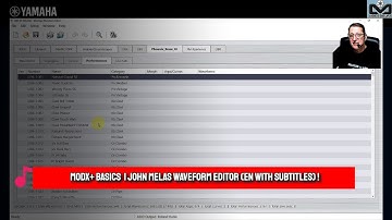 Yamaha MODX+ Basics | John Melas Waveform Editor (English with subtitles)